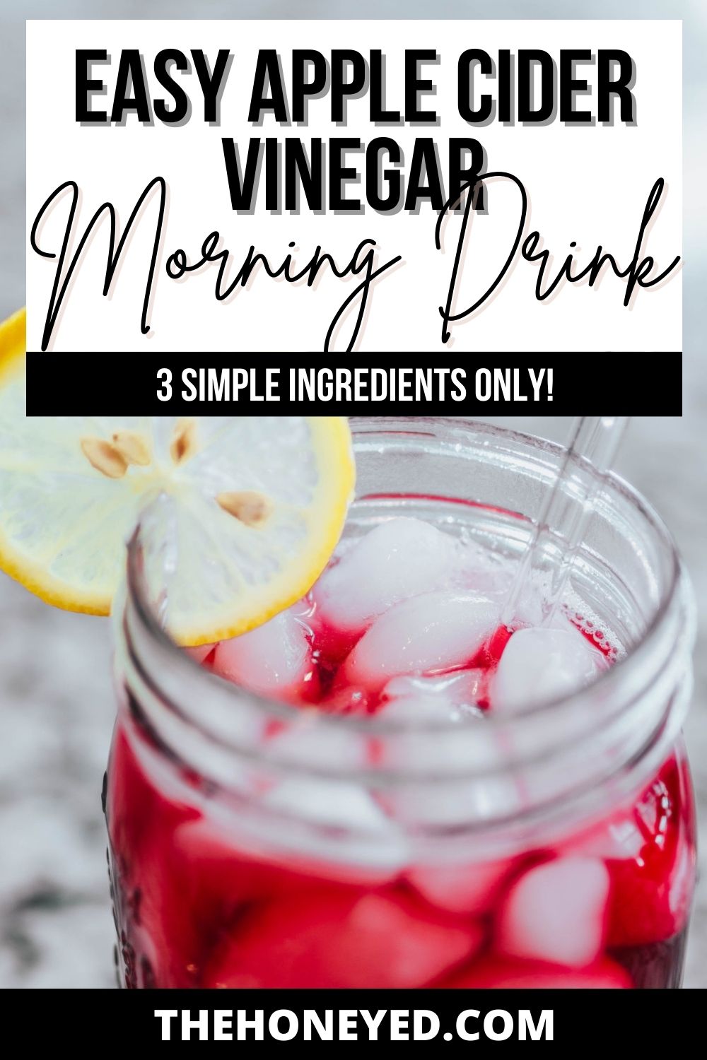 Easy Apple Cider Vinegar Morning Drink