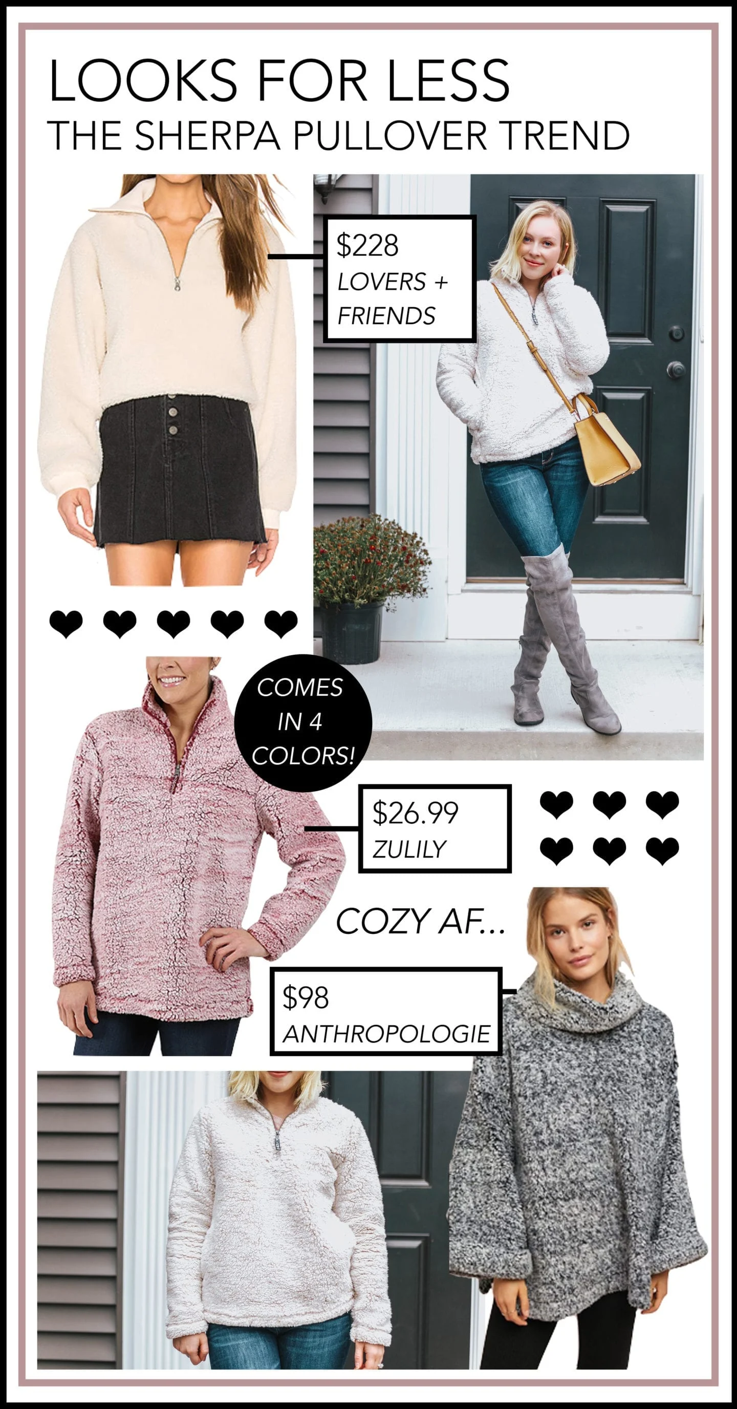 Sherpa Pullover Women's