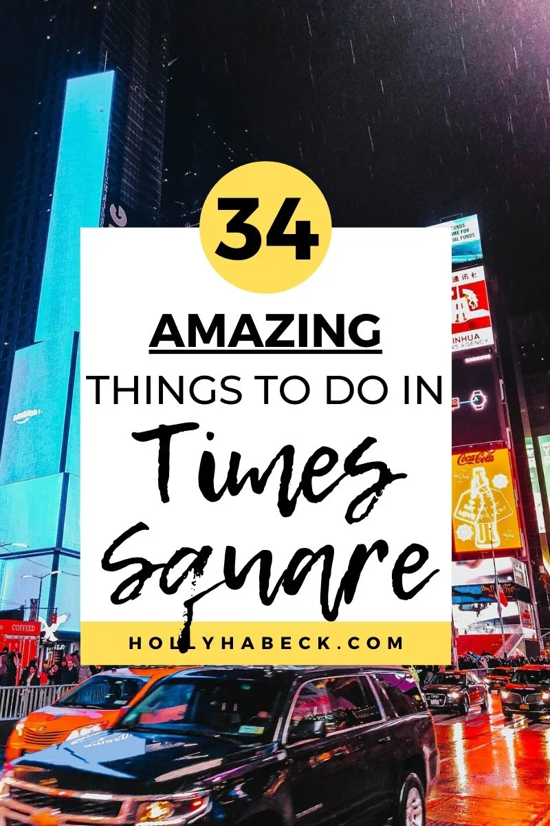 Things to Do Around Times Square