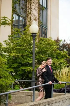 Gatsby Style Engagement Photos