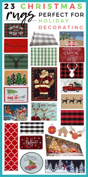 Christmas Rugs, Christmas Doormats, and Christmas Rug Runners