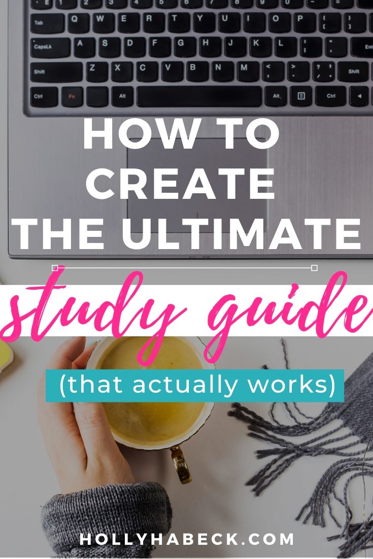 How to Create a Study Guide