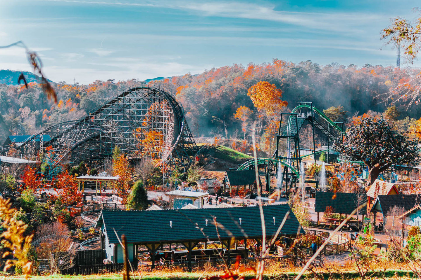 Dollywood Roller coasters