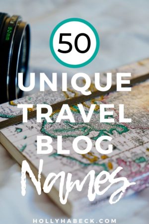 Travel Blog Names