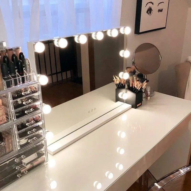 50 Amazing Makeup Vanity Ideas You Need, Home Goods Vanity Setup