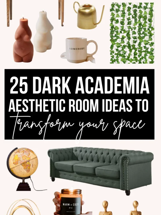 Dark Academia Room Decor