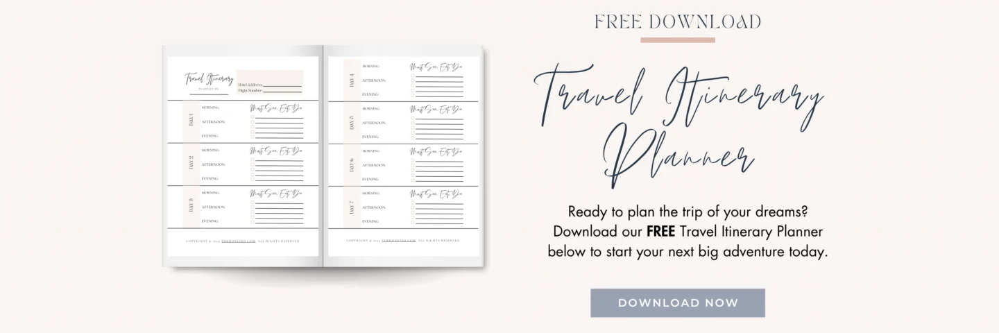 Free Travel Itinerary Planner